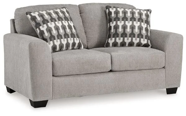 Avenal Gray Park Loveseat