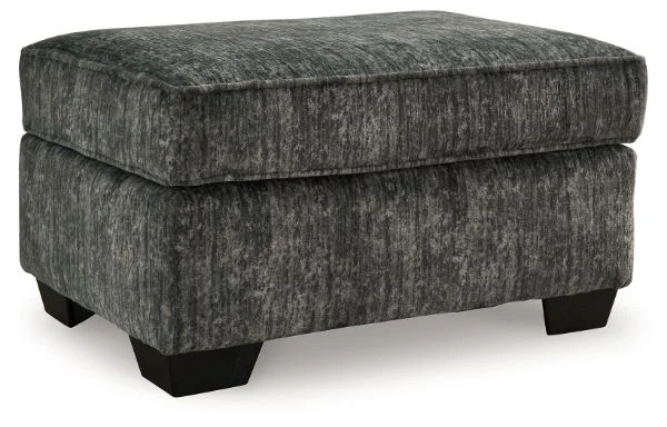 Lonoke Gray Ottoman