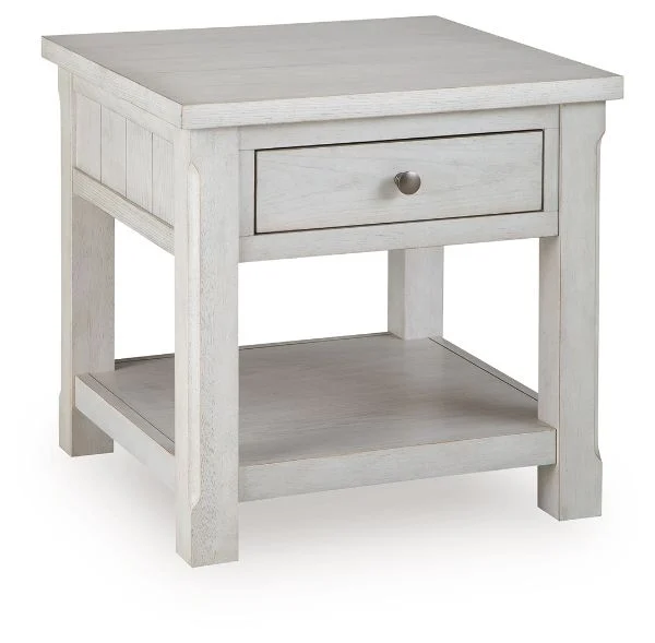 Robbinsdale White End Table