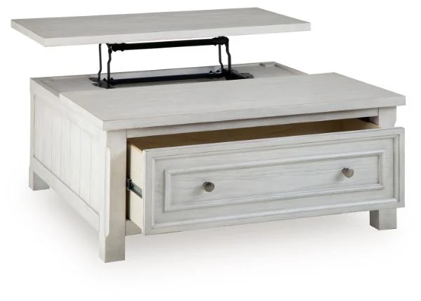 Robbinsdale White Lift-Top Coffee Table
