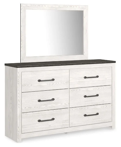 Gerridan White Dresser and Mirror