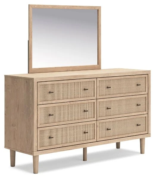 Cielden Natural Dresser and Mirror