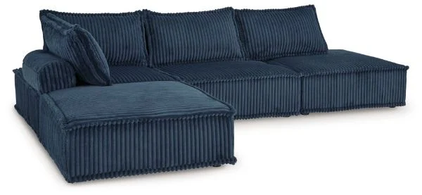 Bales Blue 4-Piece Modular Seating