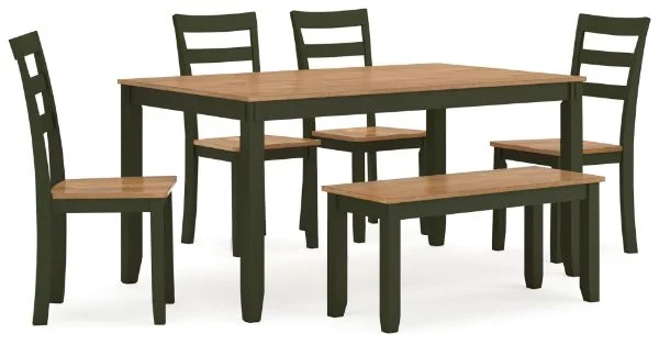 Gesthaven Green 6PC Dining Table Set