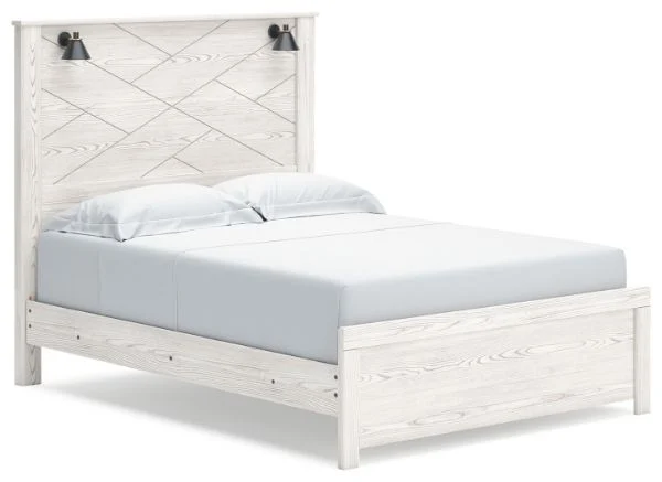Gerridan White Queen Panel Bed