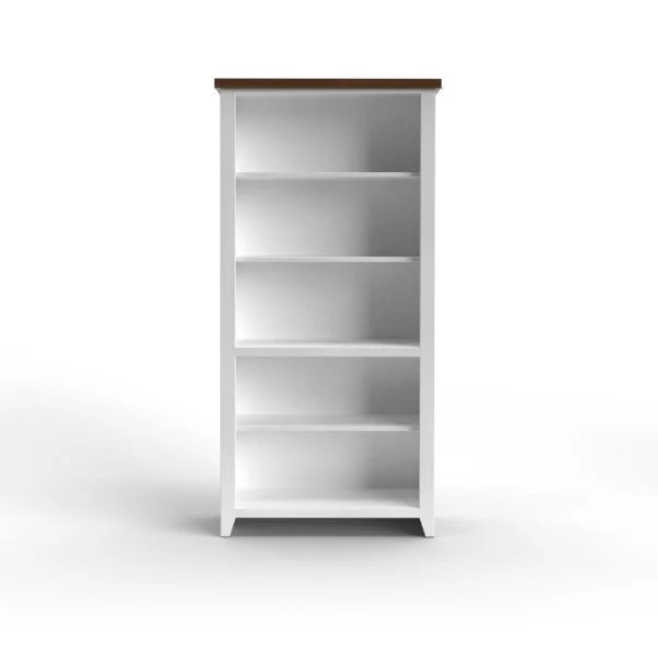 Hampton White Bookcase