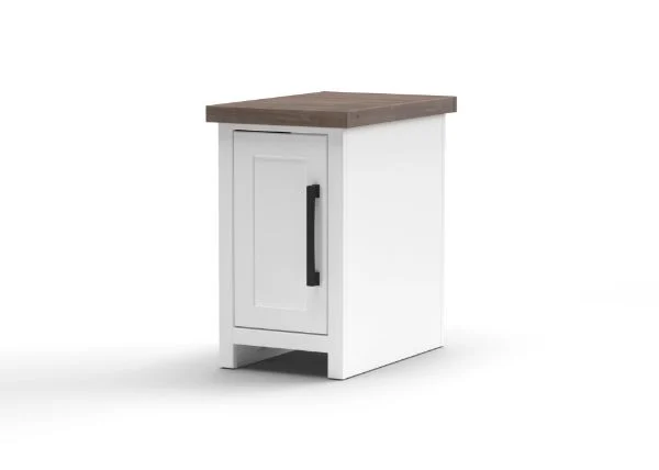 Hampton White Chairside Table