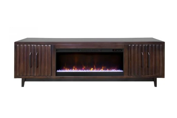 Radiance Red 92" Fireplace Console
