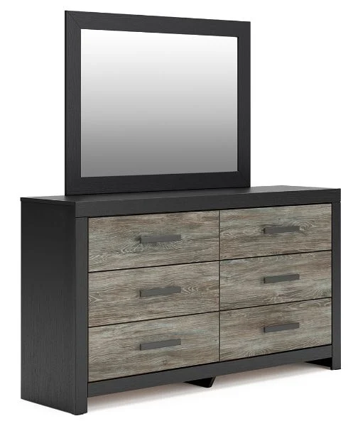 Broachmyn Black Dresser and Mirror
