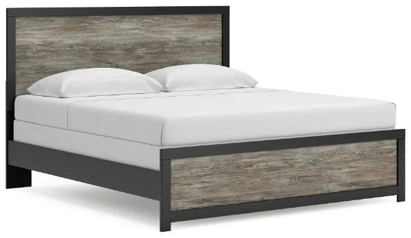 Broachmyn Black King Panel Bed