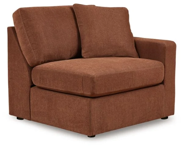 Modmax Orange Right-Arm Facing Corner Chair