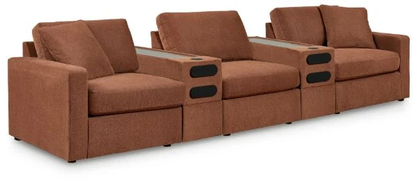 Modmax Orange 5-Piece Sectional