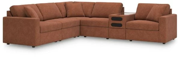 Modmax Orange 6-Piece Sectional