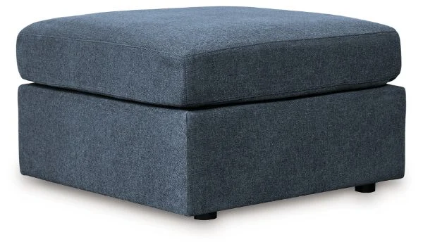 Modmax Blue Oversized Accent Ottoman
