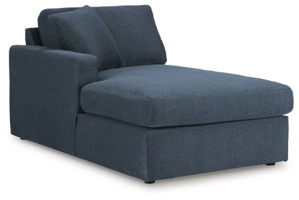 Modmax Blue Left-Arm Facing Corner Chaise
