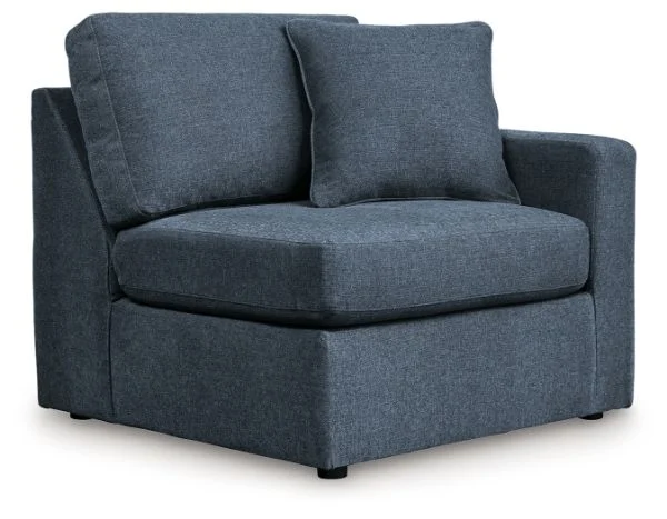 Modmax Blue Right-Arm Facing Corner Chair