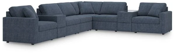 Modmax Blue 8-Piece Sectional