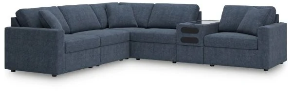 Modmax Blue 6-Piece Sectional