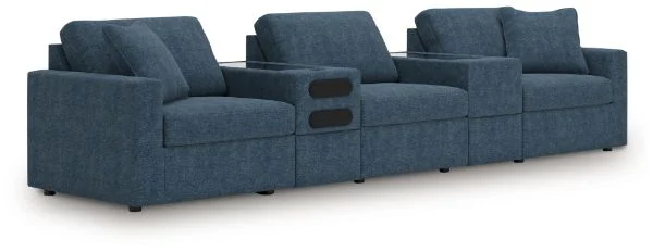Modmax Blue 5-Piece Sectional with Audio System