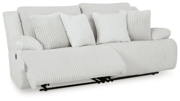 Top Tier Gray 2-Piece Reclining Sectional Loveseat