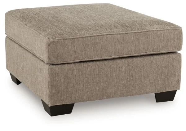 Olten Brown Oversized Accent Ottoman