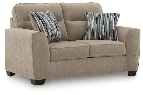 Olten Brown Loveseat