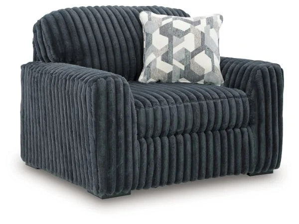 Midnight-Madness Gray Oversized Chair