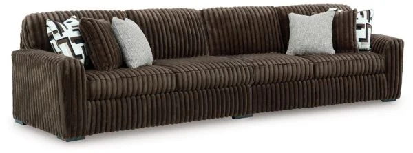 Midnight-Madness Brown 2-Piece Sectional