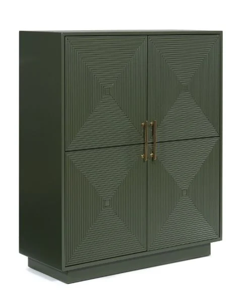 Geirwood Green Accent Cabinet