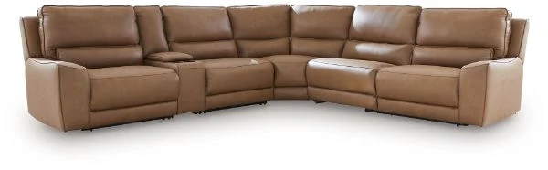 DeepWakes 6PC Reclining Sectional w/Console