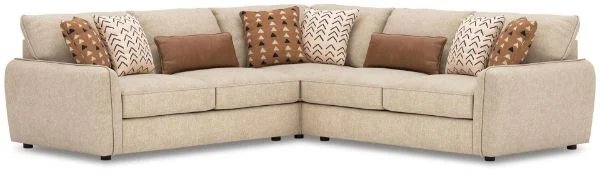 Seyler Beige 3-Piece Sectional