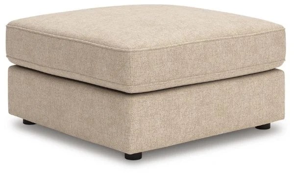 Seyler Beige Oversized Accent Ottoman
