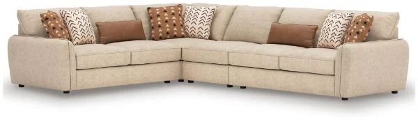 Seyler Beige 4-Piece Sectional