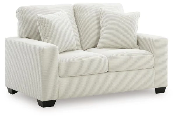 Greenbriar White Loveseat