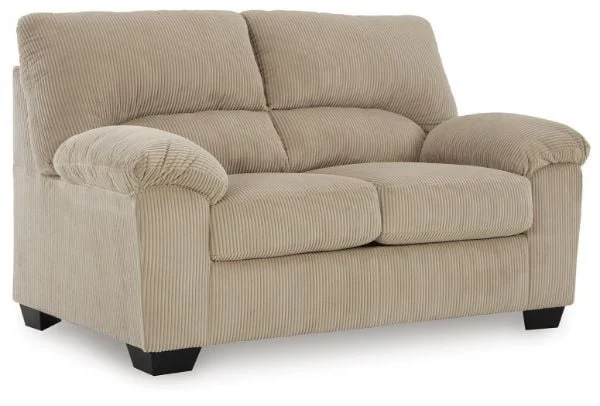 SimpleJoy Beige Loveseat