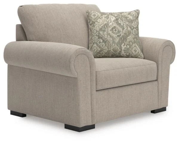 Sararose Beige Oversized Chair