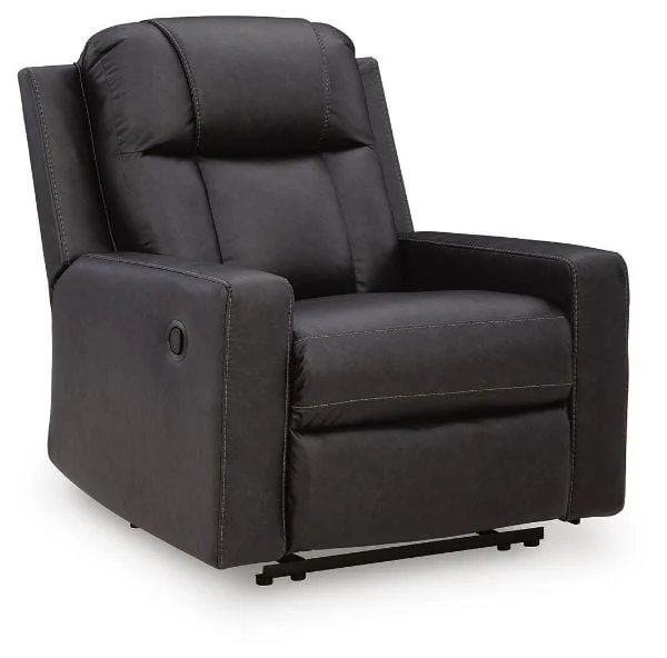 Mackmenville Black Recliner