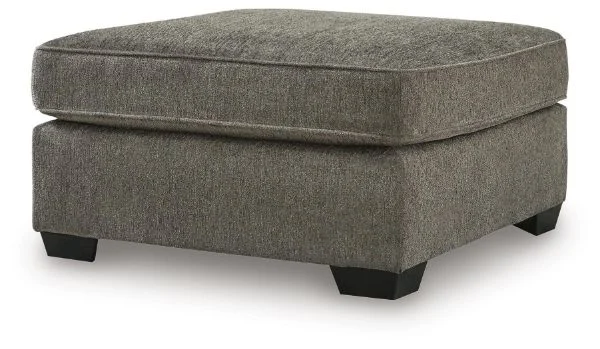 Olten Gray Oversized Accent Ottoman