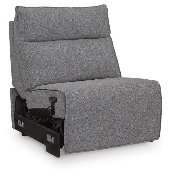 Modmax II Gray Power Armless Recliner
