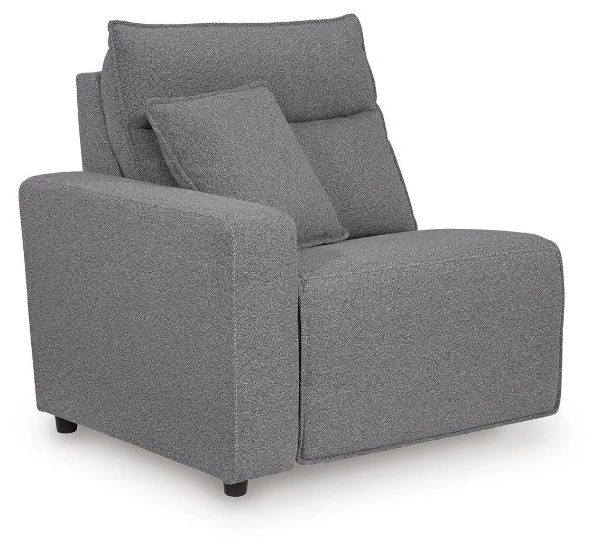Modmax II Gray Left-Arm Facing Power Recliner