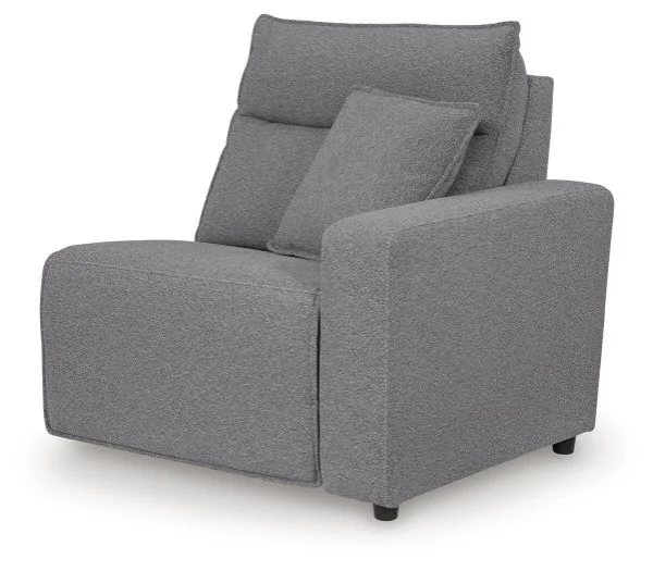 Modmax II Gray Right-Arm Facing Power Recliner