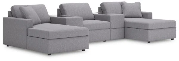 Modmax Gray 5-Piece Pit Sectional