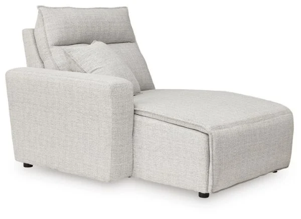 Modmax II Stone Left-Arm Facing Power Chaise