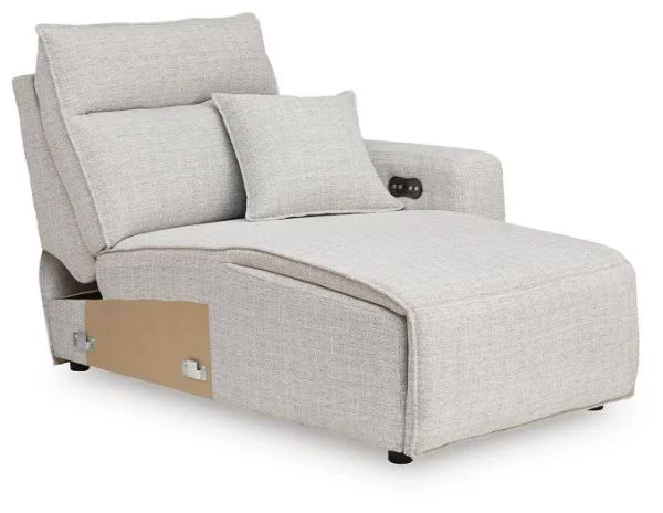 Modmax II Stone Right-Arm Facing Power Chaise