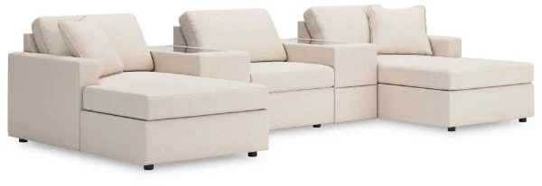 Modmax Beige 5-Piece Pit Sectional