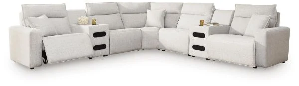 Modmax II Stone 7-Piece Power Reclining Sectional