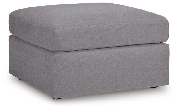 Modmax Gray Oversized Accent Ottoman
