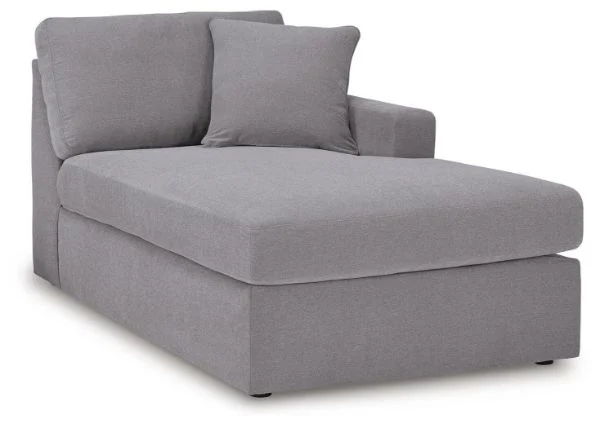 Modmax Gray Right-Arm Facing Corner Chaise