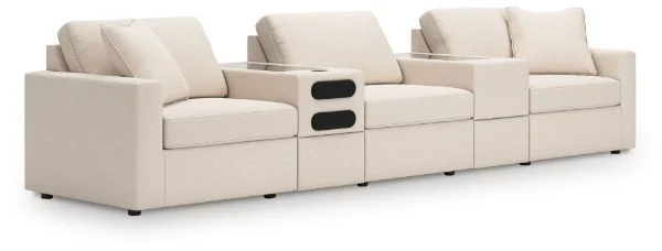 Modmax Beige 5-Piece Sectional with Audio System