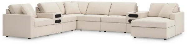 Modmax Beige 8-Piece Sectional with Audio System